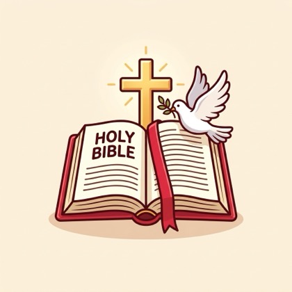 Illustration of symbols of faith for Religious Education